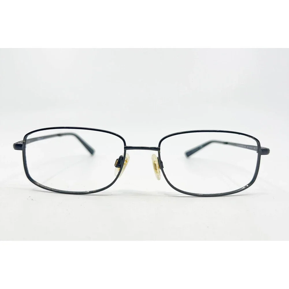 Flexon Kennedy 600 Eyeglasses Mens Black Rectangular Frame 54-17-140